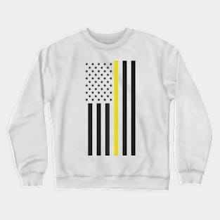 911 Dispatcher Thin Yellow Line Crewneck Sweatshirt